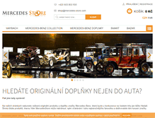 Tablet Screenshot of mercedes-store.com